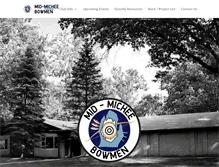 Tablet Screenshot of mid-micheebowmen.org
